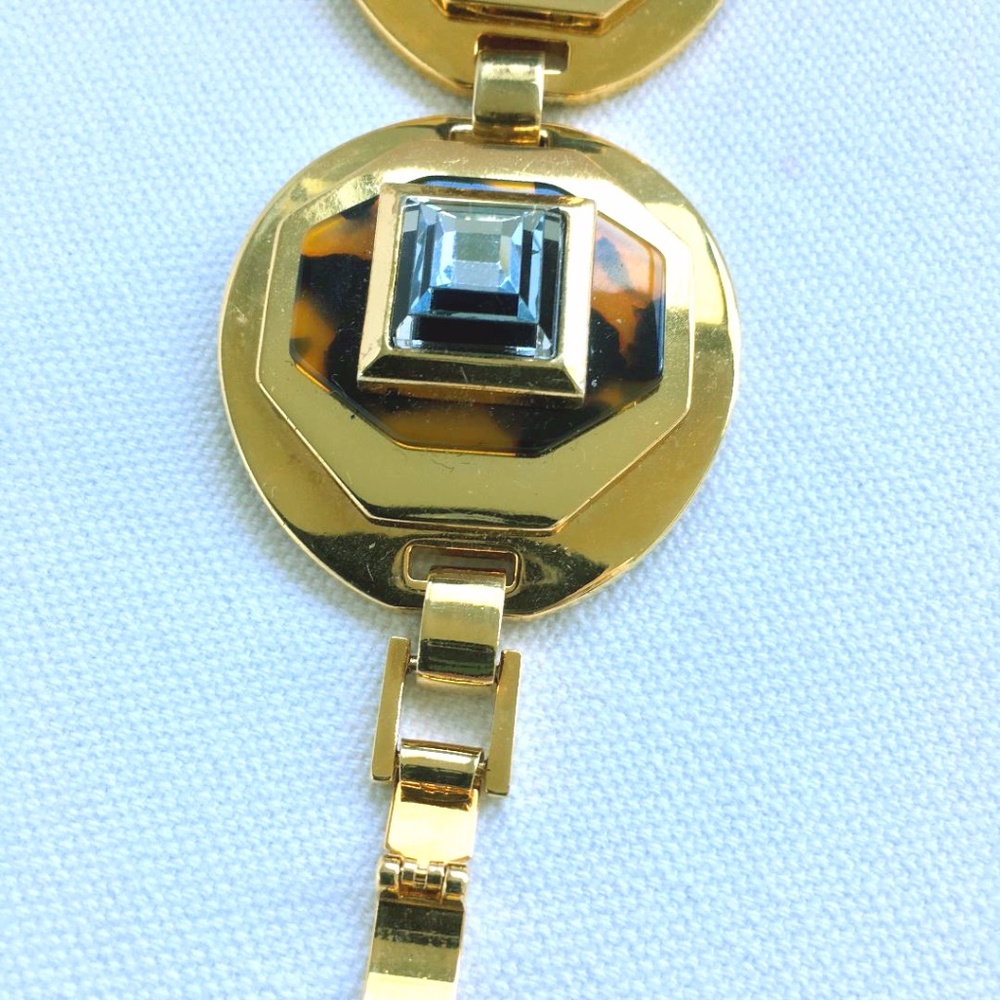 J.Crew Dome Gold Toggle Bracelet - Picture 2 of 6